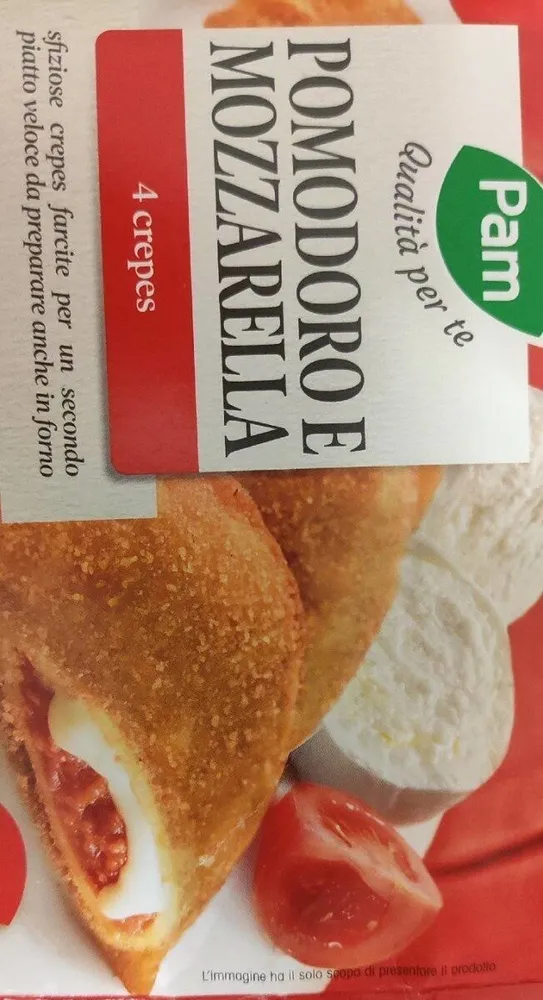 Crepes pomodoro e mozzarella
