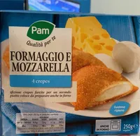 Crepes formaggio e mozzarella