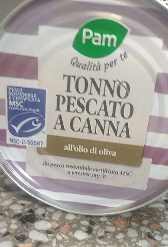Tonno pescato a canna