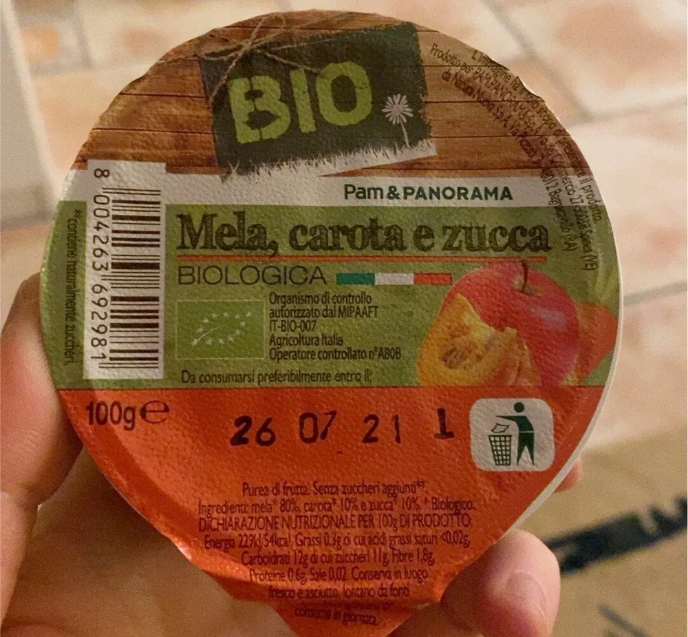 Mela carota e zucca
