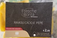 Ravioli cacio e pepe