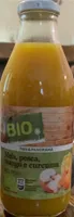 Succo mela, pesca, mangi e curcuma