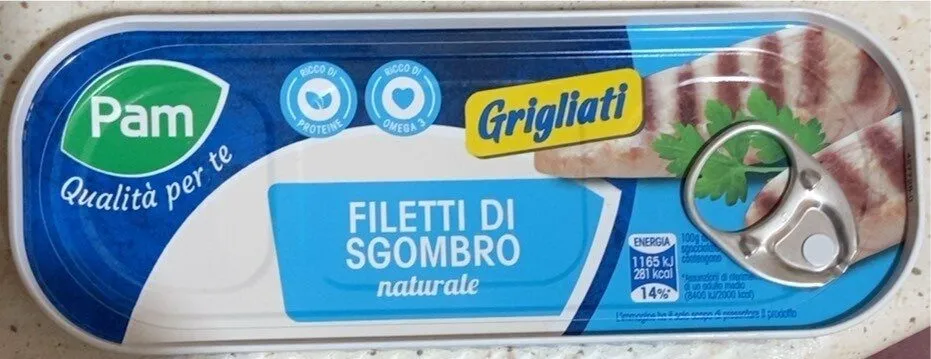Filetti di sgombro grigliati