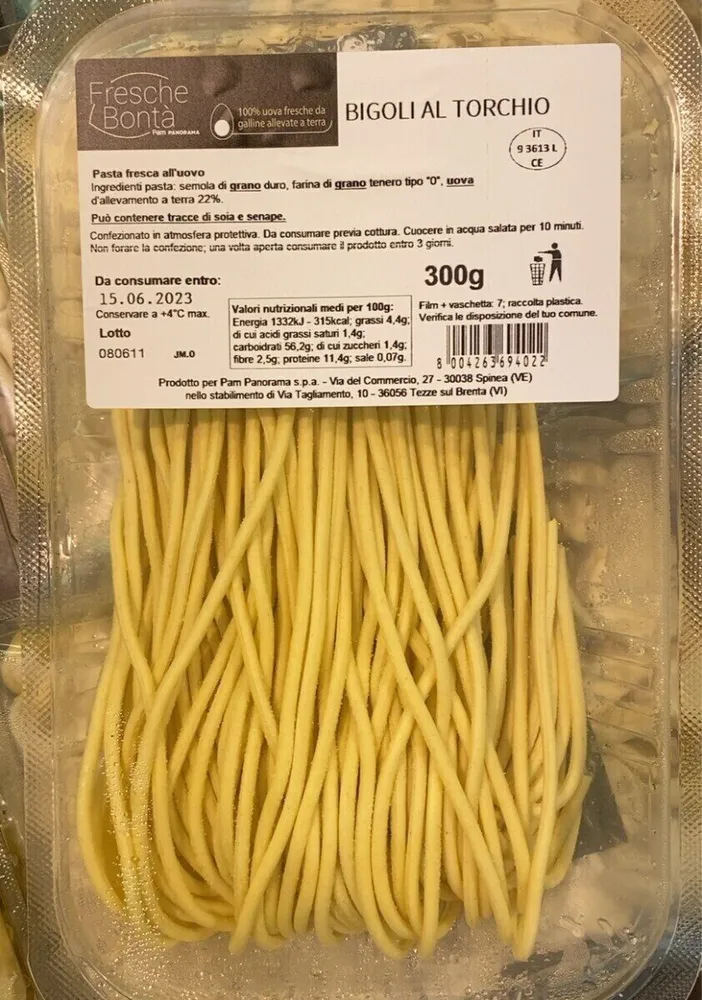 Bigoli al torchio