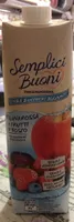 Succo di mela, uva rossa e frutti di bosco