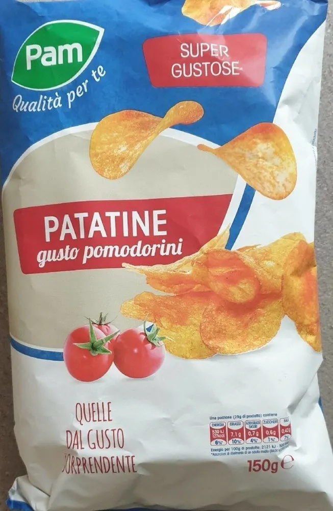 Patatine gusto pomodorini