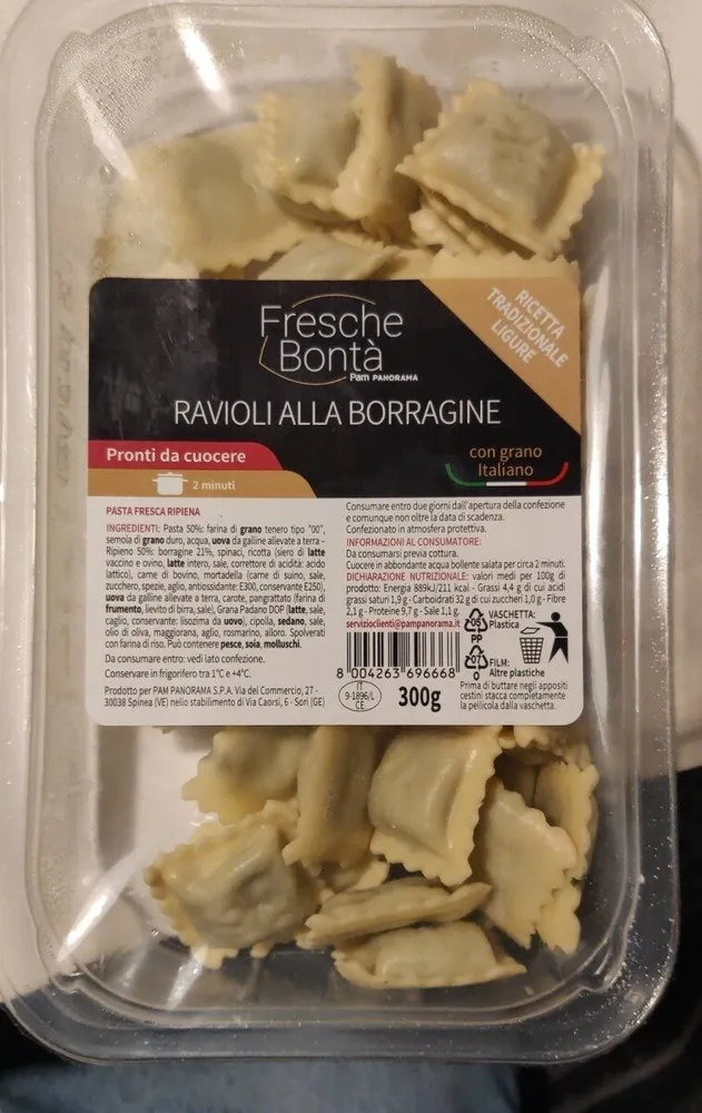 ravioli alla borragine