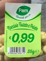 Nocciole sgusciate tostate