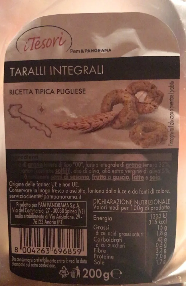 Taralli integrali