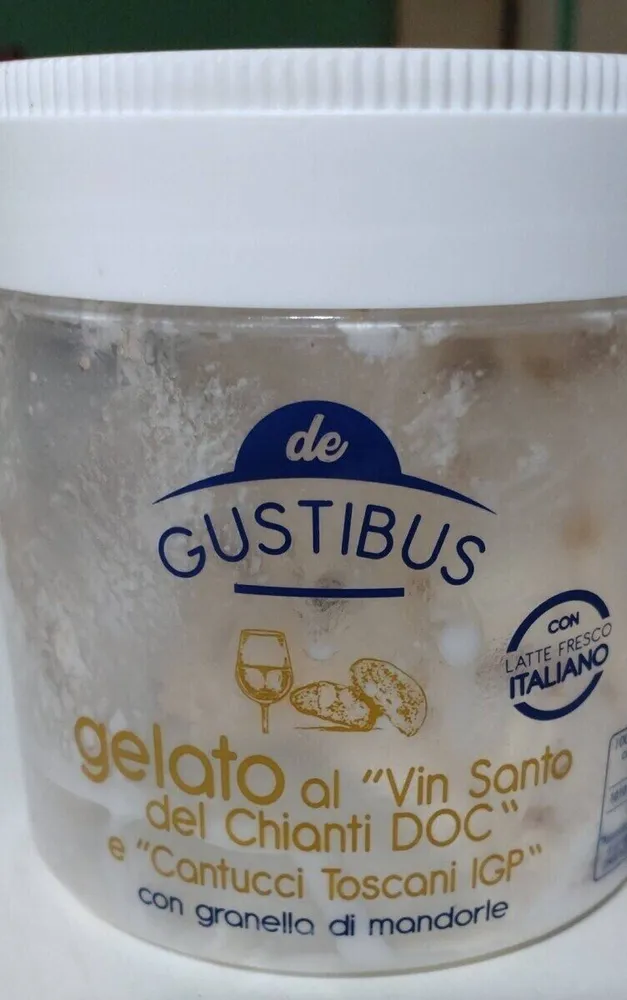 Gelato al Vin Santo del Chianti DOC e Cantucci Toscani IGP
