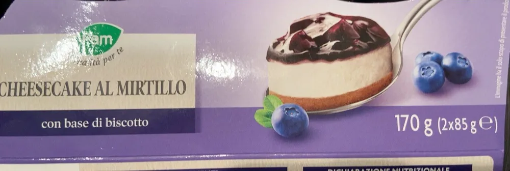 Cheesecake al mirtillo