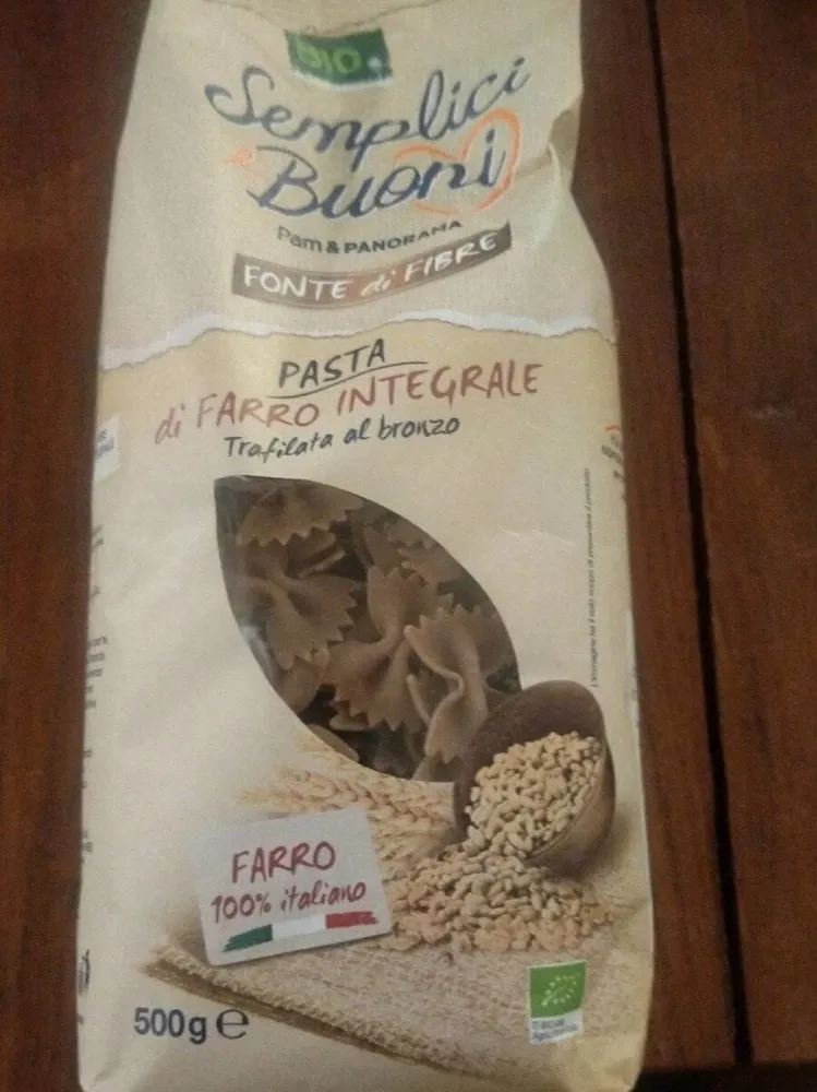 Pasta di farro integrale