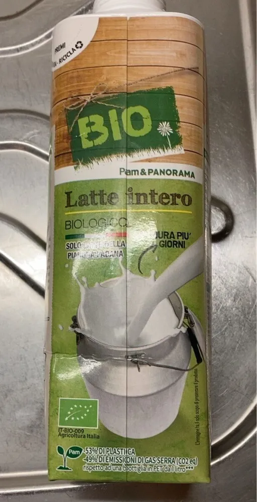 Latte intero Biologico