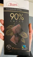 Cioccolato fondente extra cacao 90%