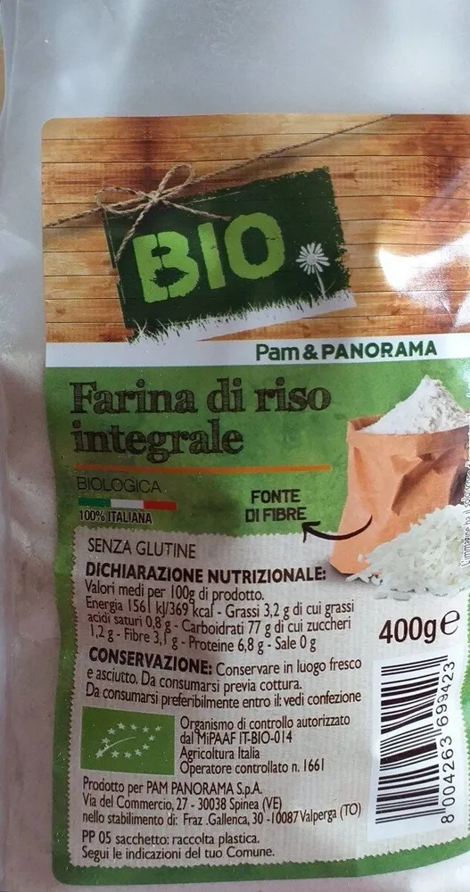 Farina di riso integrale