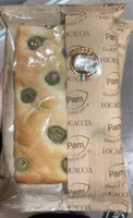 focaccia con olive verdi