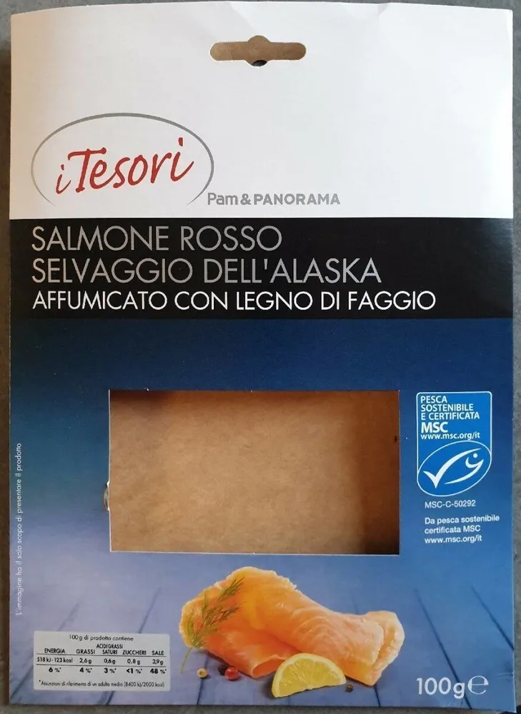 Salmone rosso selvaggio dell'Alaska