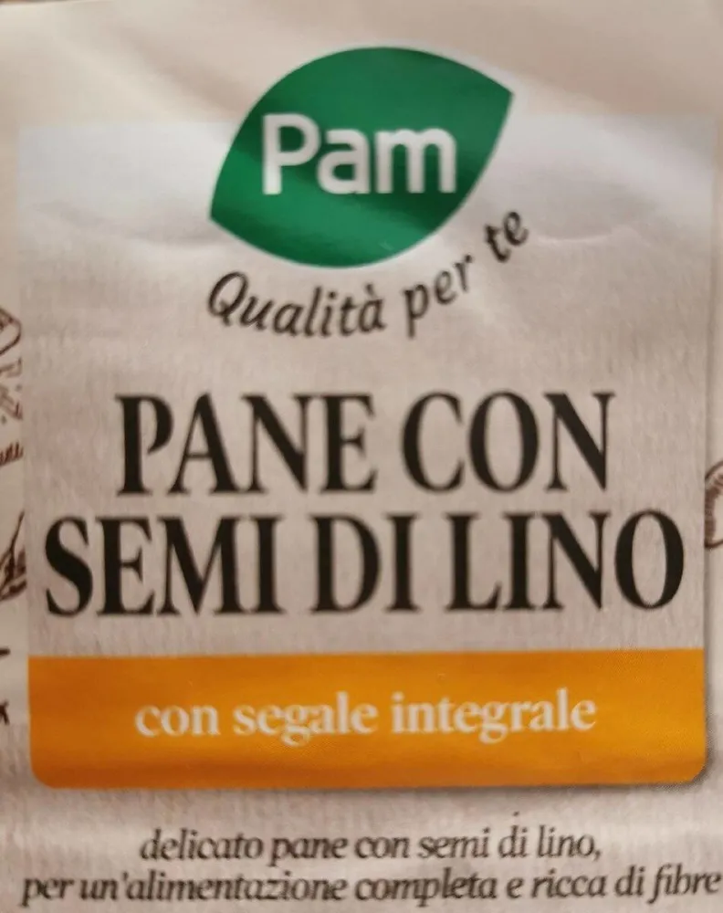 Pane con semi di lino con segale integrale