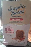 Frollini cereali mirtilli rossi senza glutine