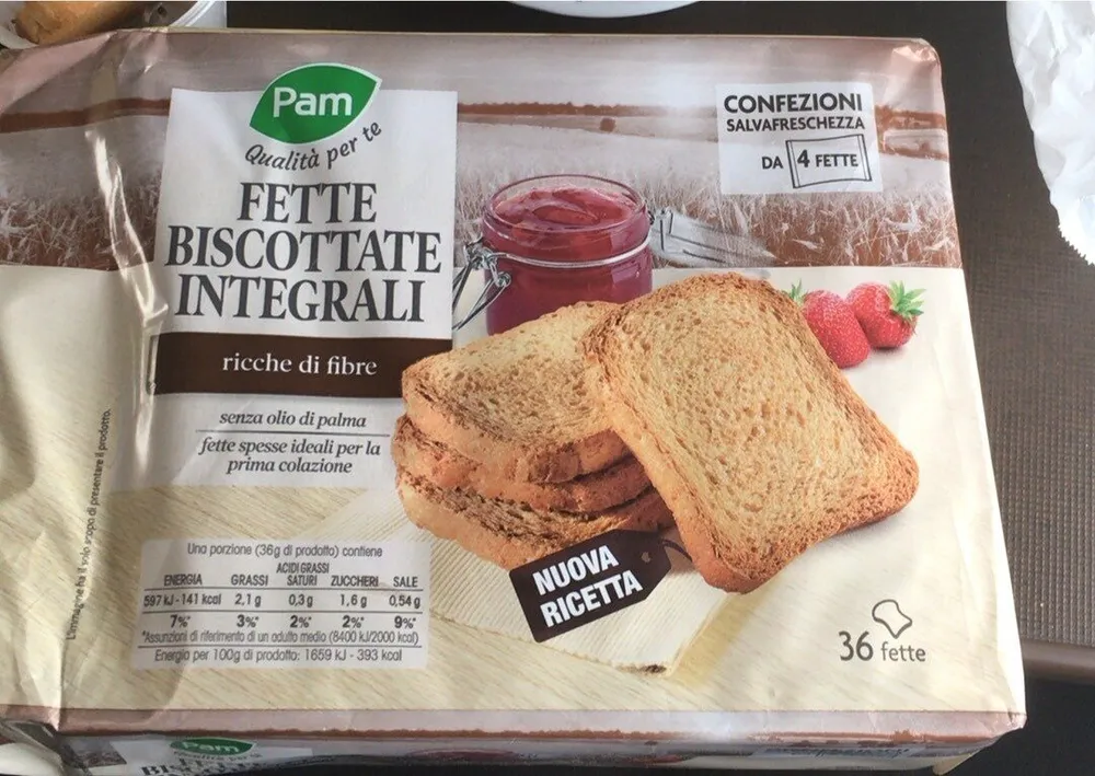 fette biscottate integrali