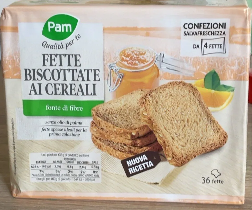 Fette biscottate ai cereali