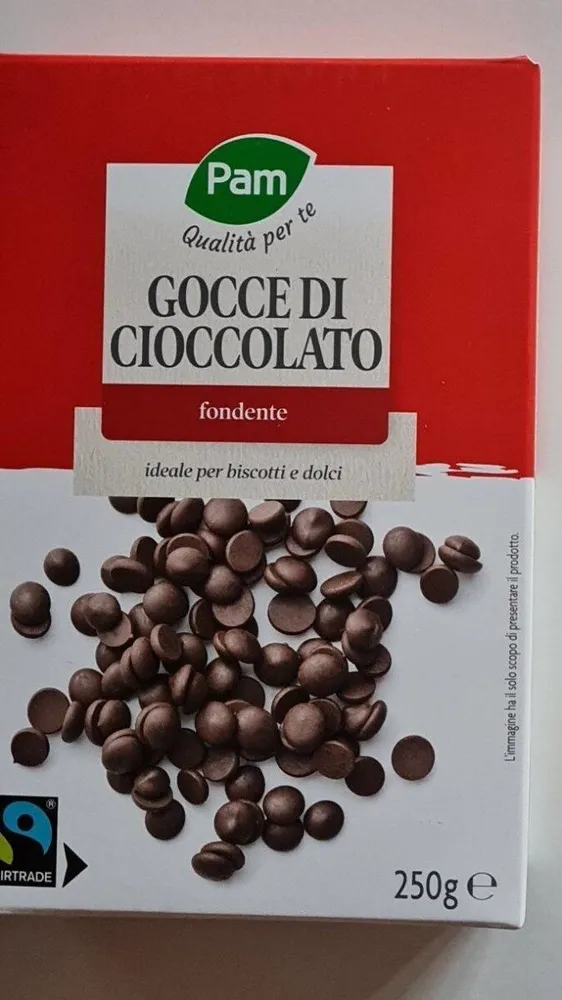 Gocce di cioccolato fondente