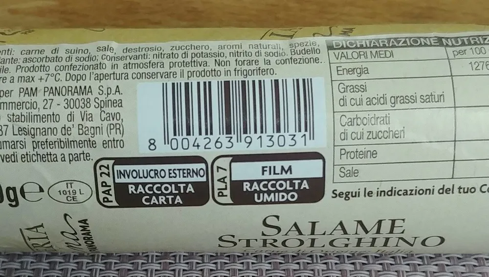 Salame strolghino
