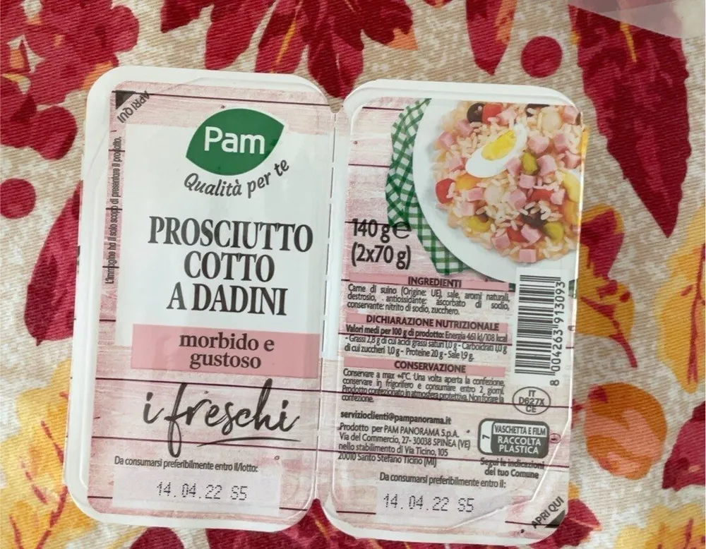 Prosciutto cotto a dadini