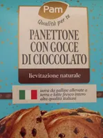 Panettone con gocce di cioccolato