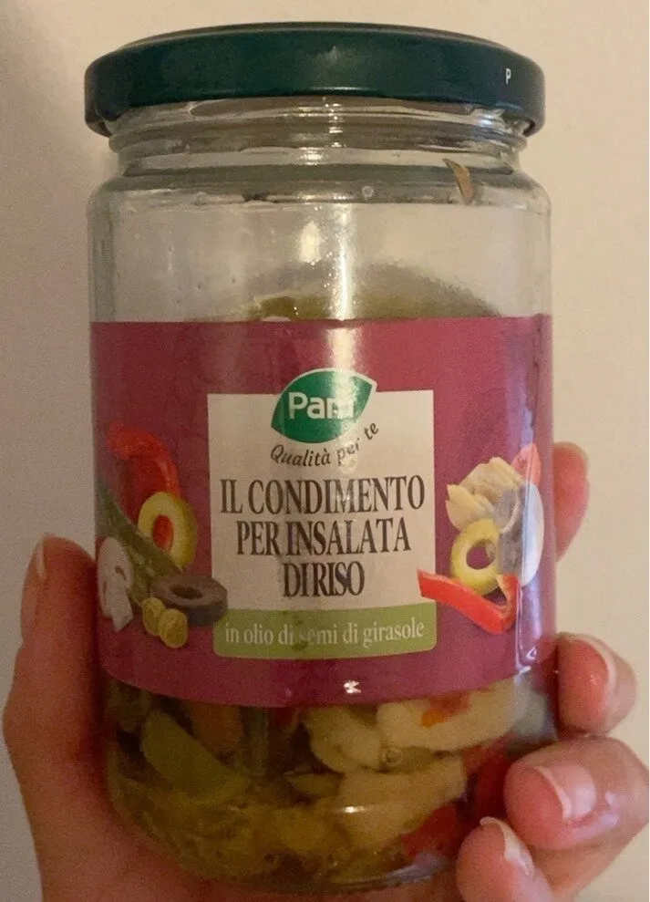 il condimento per insalata di riso