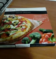 Pizza con verdure grigliate