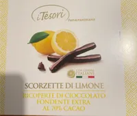Scorzette di limone ricoperte di cioccolato