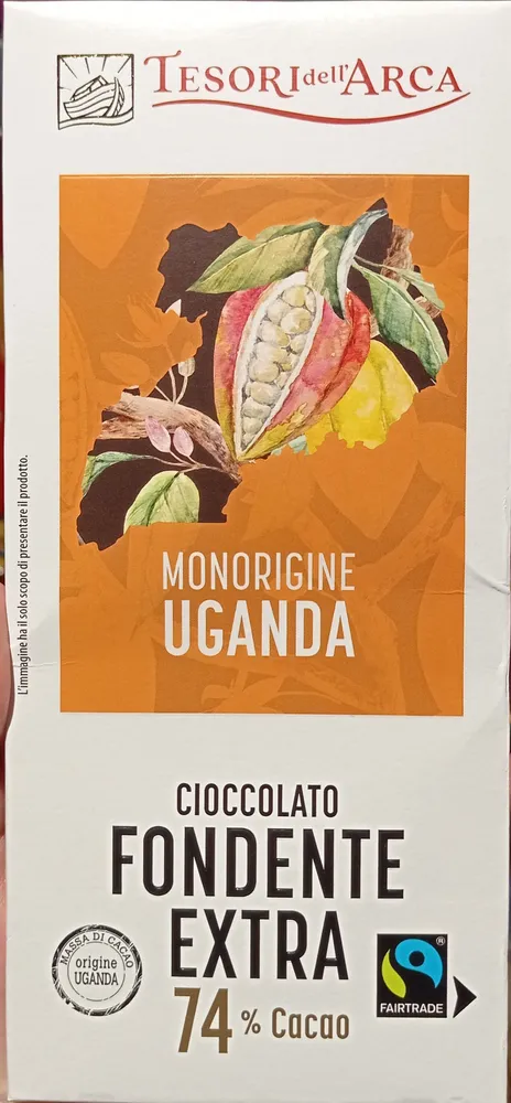 Cioccolato fondente 74% Uganda