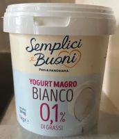 Yogurt Magro Bianco 0,1% Di Grassi