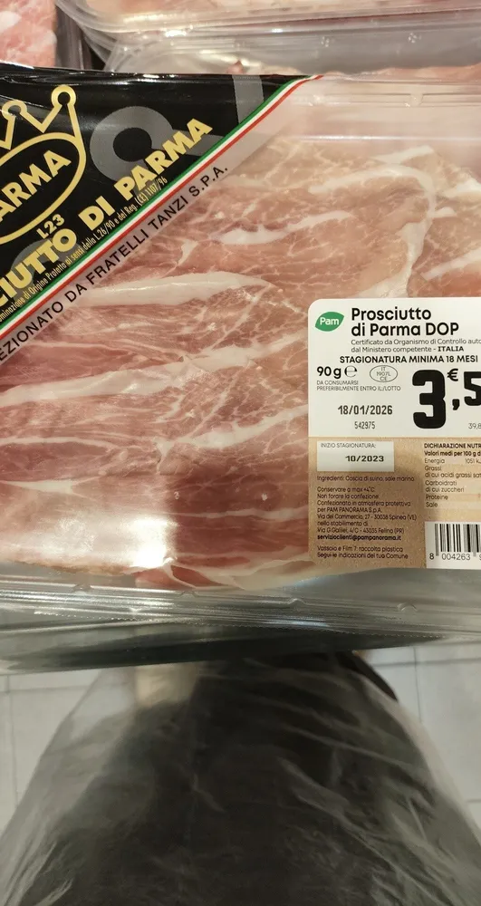 prosciutto Parma 90g