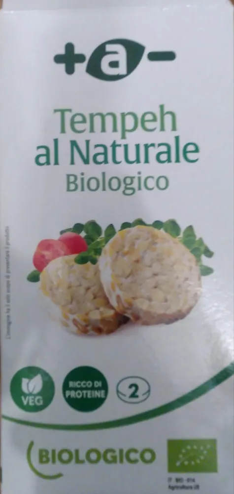 Tempeh al naturale biologico