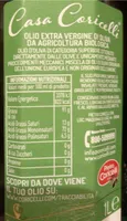 Olio extra vergine di oliva biologico