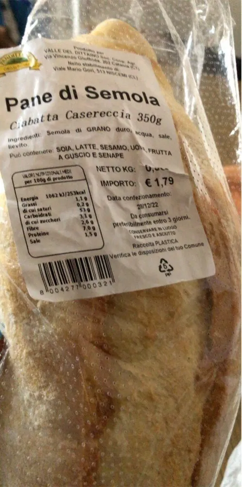 Pane di Semola