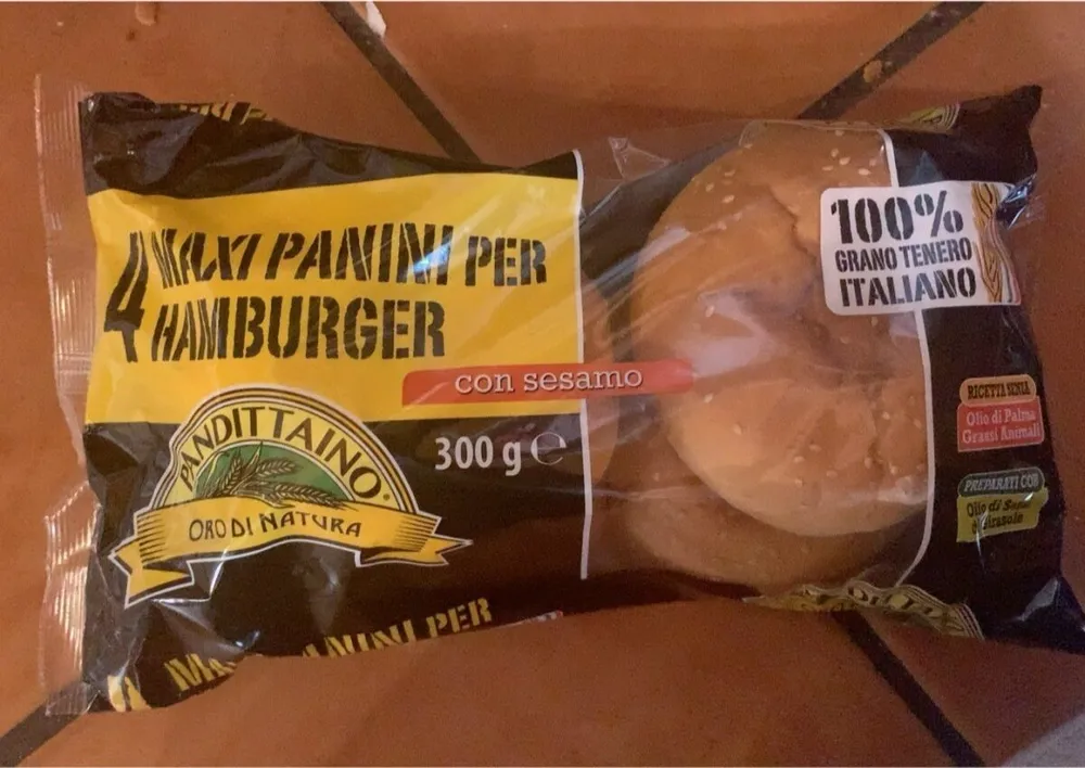 maxi panini hamburger