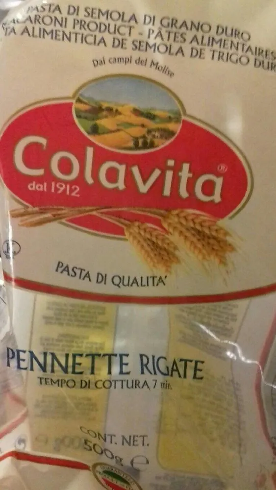 Macarrão Pennette Rigate Colavita