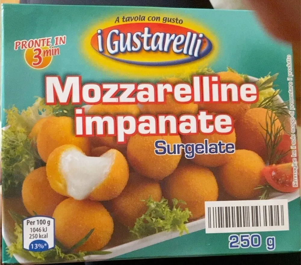 Mozzarelline impanate