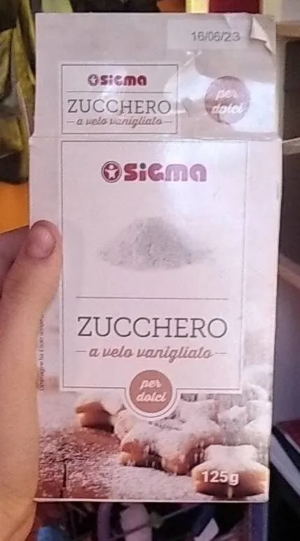 zucchero a velo vanigliato