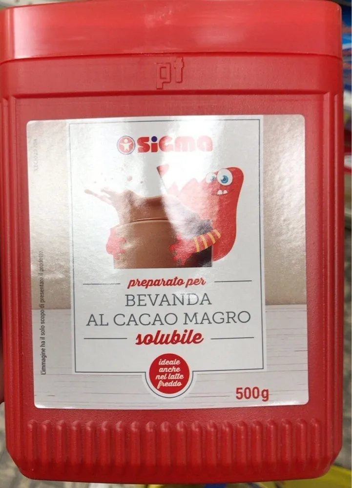 Bevanda al cacao magro