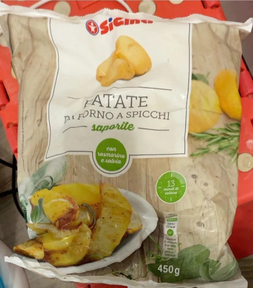 patate da forno a spicchi saporite