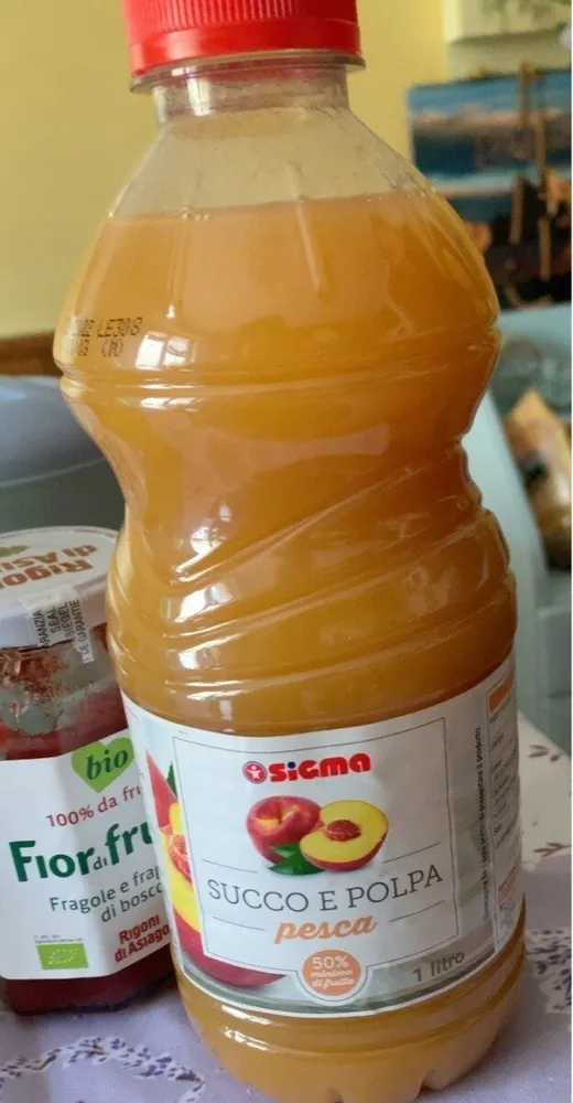 Succo e polpa pesca
