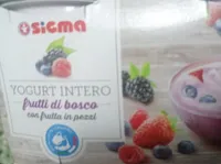Yogurt intero frutti di bosco