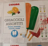 Ghiaccioli assortiti