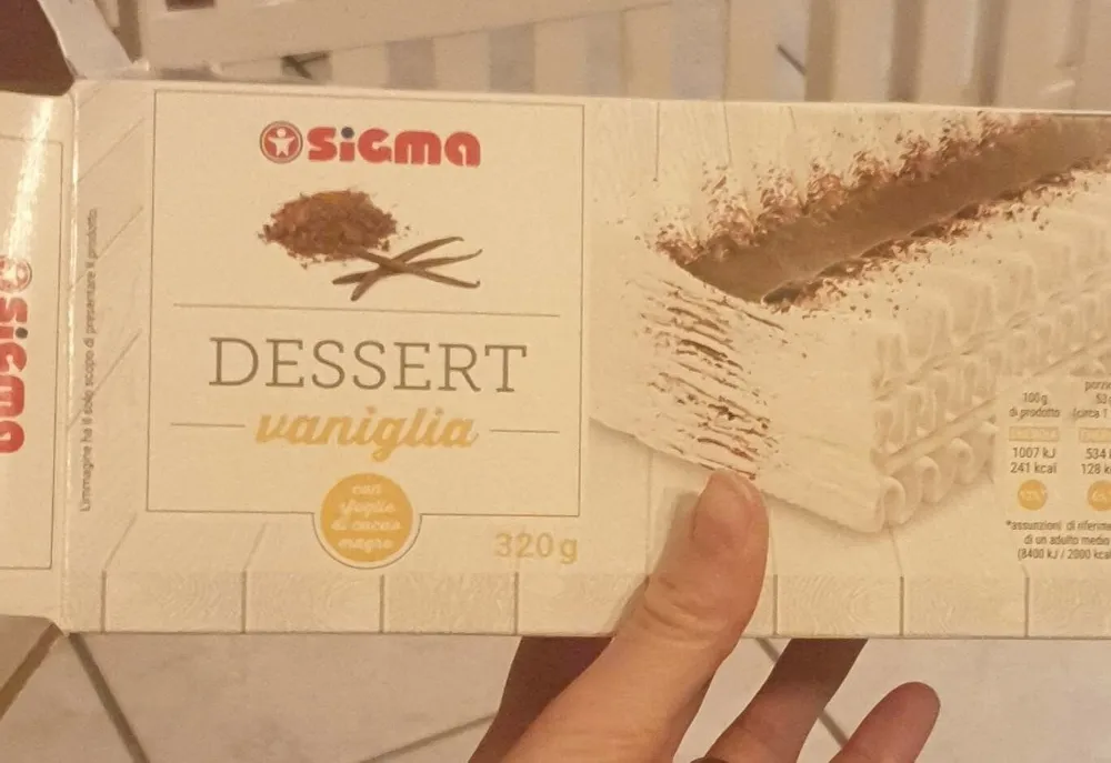 Dessert vaniglia