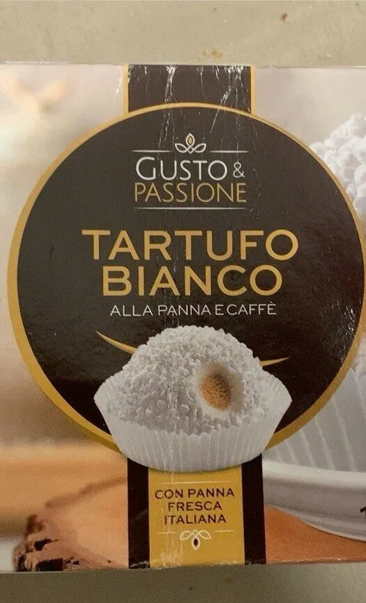 Tartufo bianco alla panna e caffè