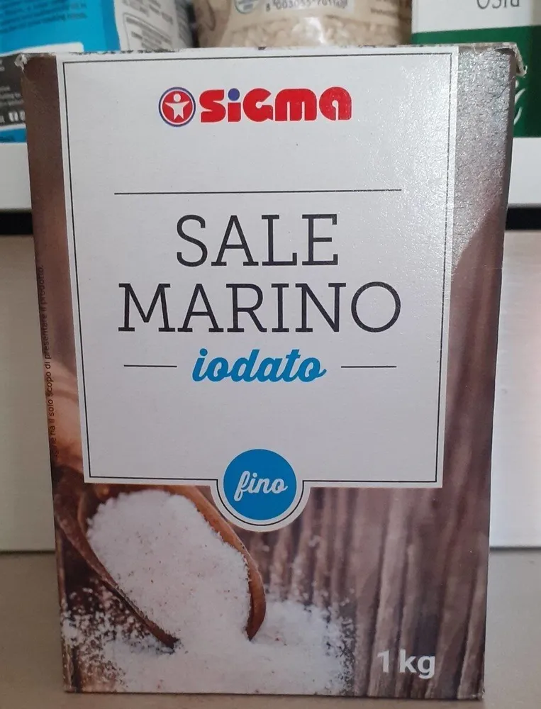 Sale marino iodato